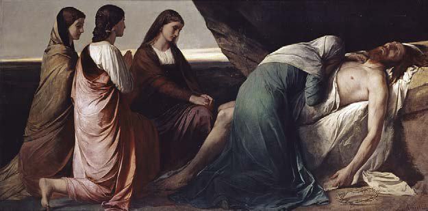 Resultado de imagen de imagen de la virgen poniendo jesus en el sepulcro
